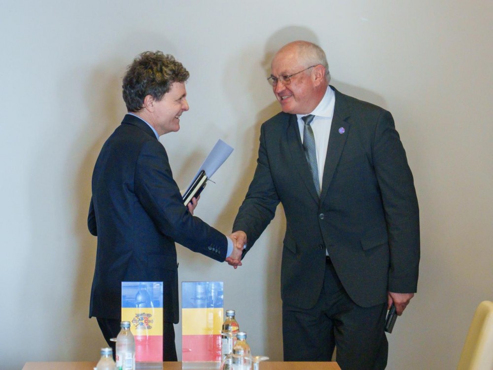 Alexandru Munteanu la întrevederea cu Nicușor Dan: „Continuăm să lucrăm împreună pentru rezultate concrete”